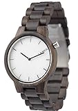LAiMER Damen-Armbanduhr MARMO Mod. 0069 aus Sandelholz - Analoge Quarzuhr mit weißem...